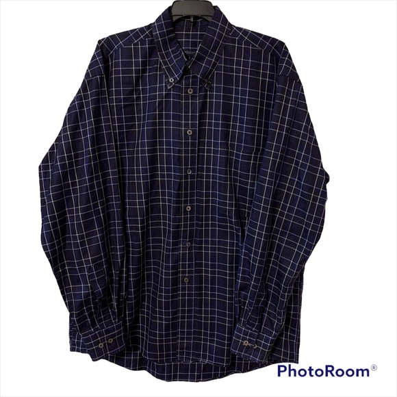 Burberry Shirts Burberry London Plaid Dress Shirt Usa Made Large